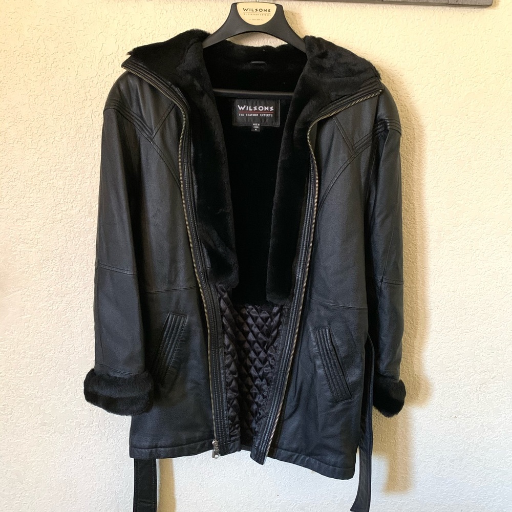 Wilson’s Leather Women’s Zip Jacket Medium Black